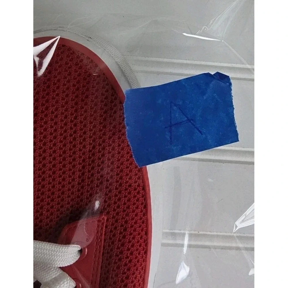 Tommy‎ Hilfiger twGESSIE Red Mesh Sneakers Logo Lace Up Size 9.5 Men